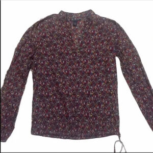 Lucky Brand Long Sleeve Tunic Blouse Size Small